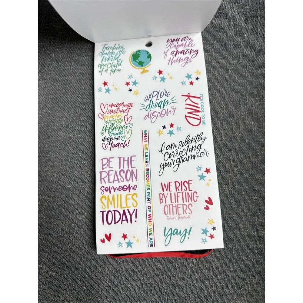 Set Of 2 The Happy Planner Teachers Rule Sticker Book 786 Pieces NEW